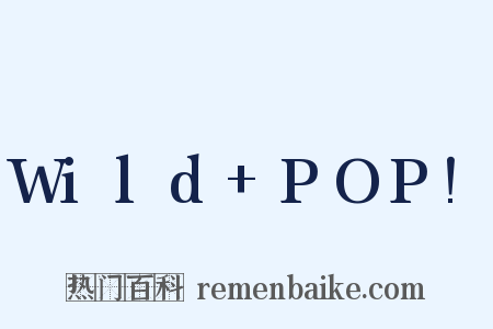 Wild+POP!是什么意思的图片